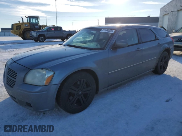 2006 Dodge Magnum R/T z VIN 2D4GV57256H187683, wystawiony jako Copart lot #87879585 z przebiegiem 260 895 mil mil oraz Szkody całkowita. Historia ofert i sprzedaży dostępna na DreamBid. Obrazek 1.