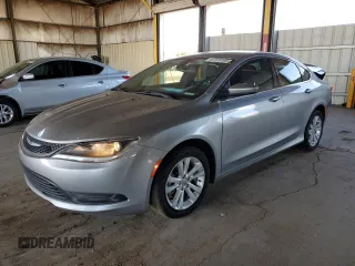 2016 Chrysler 200 LX with VIN 1C3CCCFBXGN186629, listed as a Copart auction lot 47370105 with 119,205 mi miles and Salvage Title. Bid and sale history available at carsss.com. Image 1.