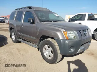 2005 Nissan Xterra S with VIN 5N1AN08U75C616745, listed as a IAAI auction lot 41795200 with 154,986 mi miles. Bid and sale history available at carsss.com. Image 1.