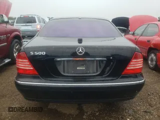 2004 Mercedes-Benz S-Class with VIN WDBNG75J34A416313, listed as a Copart auction lot 60552654 with 0 mi miles and Clean Title. Bid and sale history available at carsss.com. Image 6.