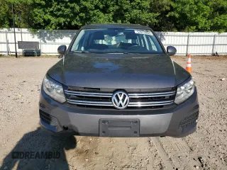 2016 Volkswagen Tiguan SE with VIN WVGBV7AX2GW524185, listed as a Copart auction lot 57615065 with 92,050 mi miles and Salvage title. Bid and sale history available at DreamBid. Image 5.