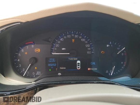 2014 Cadillac CTS Luxury RWD with VIN 1G6AR5SXXE0144084, listed as a Copart auction lot 52644604 with 99,262 mi miles and Salvage Title. Bid and sale history available at carsss.com. Image 9.