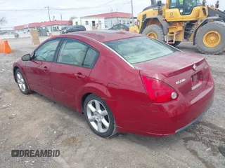2006 Nissan Maxima 3.5 SL with VIN 1N4BA41E86C856652, listed as a IAAI auction lot 42070796 with 190,538 mi miles. Bid and sale history available at carsss.com. Image 3.