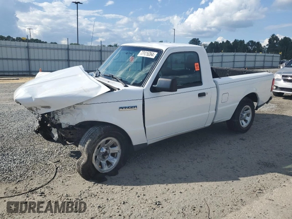 2011 Ford Ranger XL with VIN 1FTKR1AD9BPA33384, listed as a Copart auction lot 72425284 with 136,636 mi miles and Salvage Title. Bid and sale history available at carsss.com. Image 1.