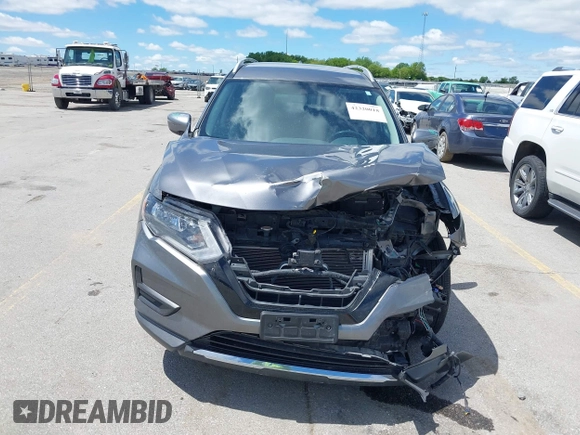 2017 Nissan Rogue SV with VIN KNMAT2MT4HP596082, listed as a IAAI auction lot 42320018 with 55,122 mi miles and . Bid and sale history available at DreamBid. Image 13.