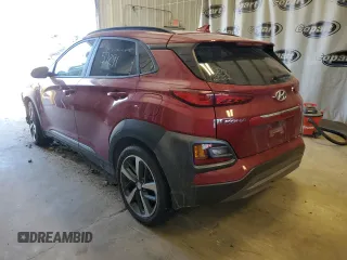 2020 Hyundai Kona Ultimate with VIN KM8K53A5XLU465531, listed as a Copart auction lot 64053502 with 57,291 mi miles. Bid and sale history available at carsss.com. Image 3.