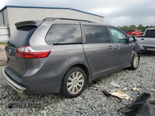 2017 Toyota Sienna XLE with VIN 5TDDZ3DC8HS179474, listed as a Copart auction lot 61262095 with Not provided miles and Salvage title. Bid and sale history available at DreamBid. Image 3.