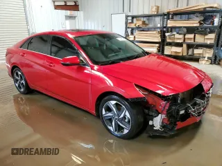 2021 Hyundai Elantra Limited with VIN 5NPLP4AG8MH035678, listed as a Copart auction lot 49065385 with 75,835 mi miles and Clean Title. Bid and sale history available at DreamBid. Image 4.