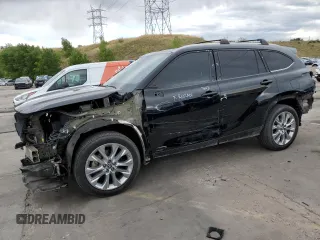 2021 Toyota Highlander Hybrid Limited with VIN 5TDXBRCH1MS536912, listed as a Copart auction lot 61542865 with 137,139 mi miles and Salvage title. Bid and sale history available at DreamBid. Image 1.