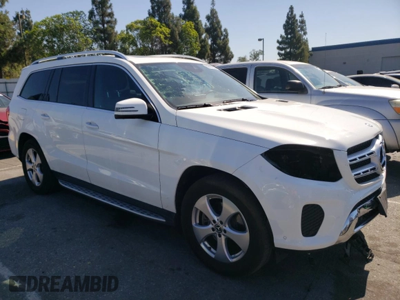 2017 Mercedes-Benz GLS with VIN 4JGDF6EEXHA908786, listed as a Copart auction lot 60661303 with 71,527 mi miles. Bid and sale history available at carsss.com. Image 4.