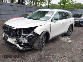 2025 Infiniti QX60 Luxe with VIN 5N1AL1FS6SC351230, listed as a IAAI auction lot 42285154 with 310 mi miles and . Bid and sale history available at DreamBid. Image 17.
