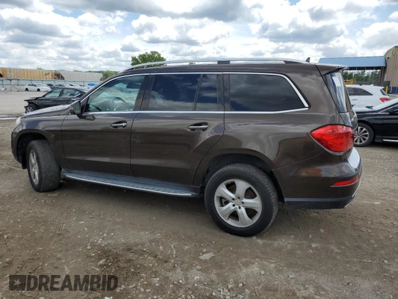 2014 Mercedes-Benz GL 450 with VIN 4JGDF7CEXEA400936, listed as a Copart auction lot 58855325 with 163,358 mi miles and Clean title. Bid and sale history available at DreamBid. Image 2.