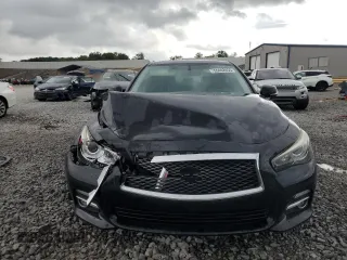 2015 Infiniti Q50 Sport with VIN JN1BV7AP2FM358154, listed as a Copart auction lot 55402455 with 154,630 mi miles and Salvage title. Bid and sale history available at DreamBid. Image 5.