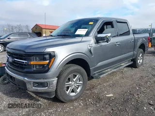 2024 Ford F-150 XLT with VIN 1FTEW3LPXRFA58948, listed as a IAAI auction lot 41537215 with 14,887 mi miles. Bid and sale history available at carsss.com. Image 6.