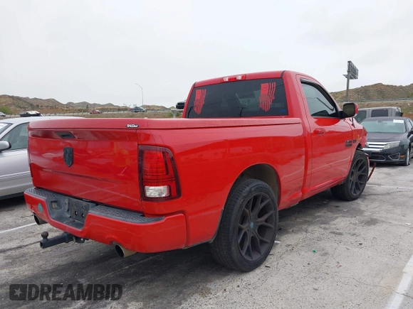 2014 Ram 1500 R/T with VIN 3C6JR6CT1EG226125, listed as a IAAI auction lot 41798376 with 156,874 mi miles. Bid and sale history available at carsss.com. Image 4.