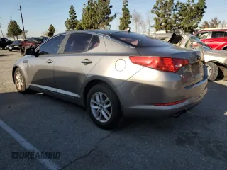 2013 Kia Optima LX with VIN 5XXGM4A76DG184936, listed as a Copart auction lot 51847645 with 134,696 mi miles and Clean Title. Bid and sale history available at carsss.com. Image 2.