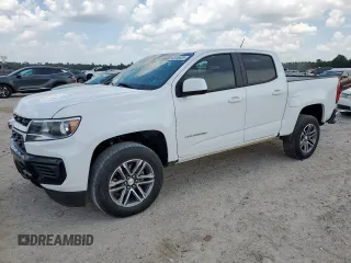 2022 Chevrolet Colorado 2WD Work Truck with VIN 1GCGSBEN5N1125523, listed as a Copart auction lot 65755525 with 52,440 mi miles and Salvage title. Bid and sale history available at DreamBid. Image 1.