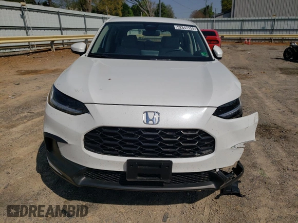 2023 Honda HR-V LX with VIN 3CZRZ2H35PM720497, listed as a Copart auction lot 52847155 with 22,159 mi miles and Salvage title. Bid and sale history available at DreamBid. Image 5.