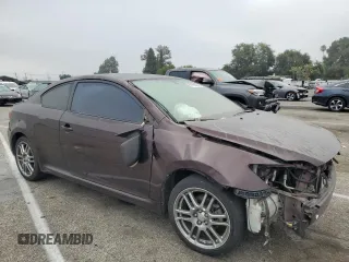 2008 Scion tC Spec with VIN JTKDE167380255713, listed as a Copart auction lot 67165324 with 0 mi miles and Salvage Title. Bid and sale history available at carsss.com. Image 4.