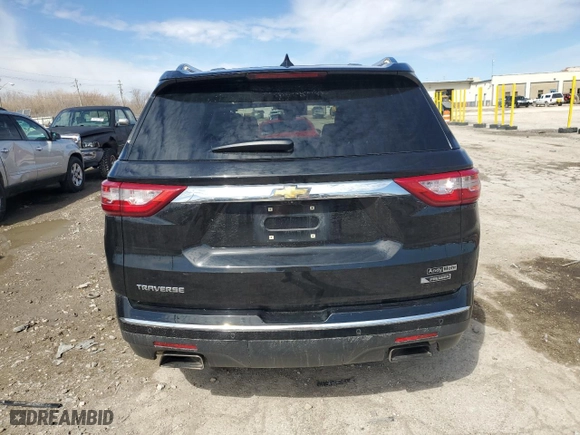 2018 Chevrolet Traverse Premier with VIN 1GNERKKW9JJ172720, listed as a Copart auction lot 49120525 with 166,186 mi miles and Salvage Title. Bid and sale history available at carsss.com. Image 6.