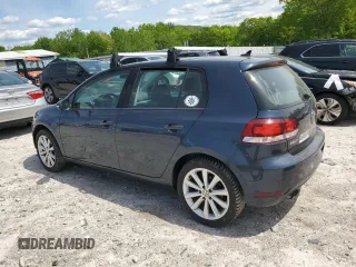 2013 Volkswagen Golf TDI w/Sunroof & Nav z VIN WVWNM7AJ9DW125303, wystawiony jako Copart lot #57137025 z przebiegiem 68 021 mil mil oraz Czysty tytuł • Clean title. Historia ofert i sprzedaży dostępna na DreamBid. Obrazek 2.