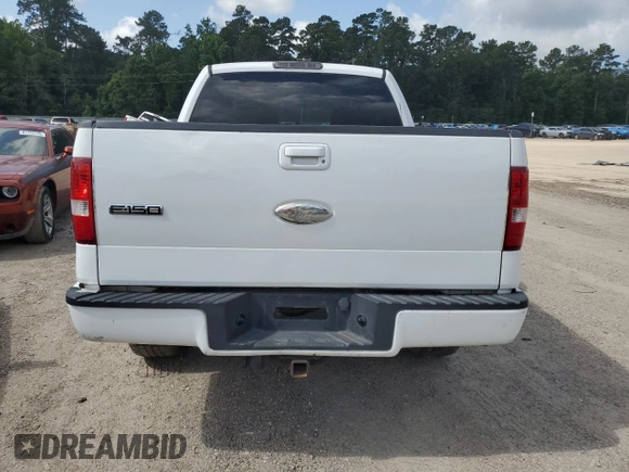 2007 Ford F-150 XLT with VIN 1FTPW12V27KD37683, listed as a Copart auction lot 61747115 with 189,674 mi miles and Salvage title. Bid and sale history available at DreamBid. Image 6.