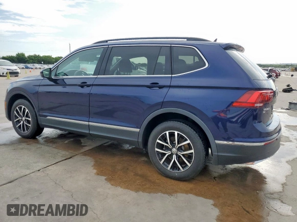 2021 Volkswagen Tiguan SE with VIN 3VV2B7AX6MM051899, listed as a Copart auction lot 62870765 with 56,848 mi miles and Clean title. Bid and sale history available at DreamBid. Image 2.