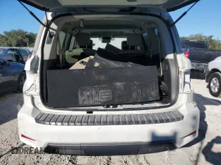 2023 Nissan Armada Platinum with VIN JN8AY2DB3P9831183, listed as a Copart auction lot 80939144 with 25,037 mi miles and Salvage Title. Bid and sale history available at carsss.com. Image 6.