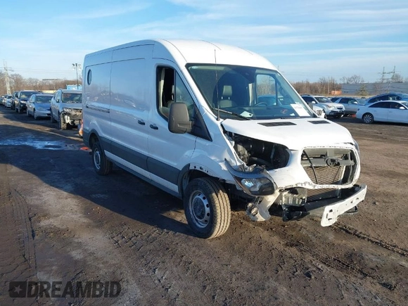 2023 Ford Transit Cargo with VIN 1FTBR1C8XPKB46362, listed as a IAAI auction lot 41530807 with 46,779 mi miles and . Bid and sale history available at carsss.com. Image 1.