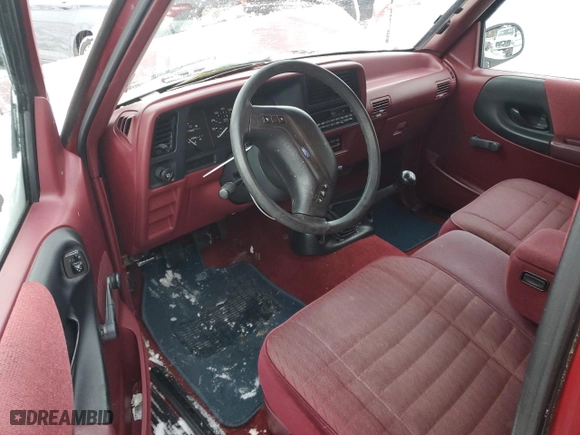 1994 Ford Ranger Splash with VIN 1FTCR14U6RTA75657, listed as a Copart auction lot 87483104 with 135,795 mi miles and Salvage Title. Bid and sale history available at carsss.com. Image 8.