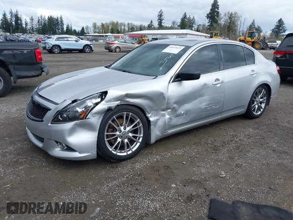2013 Infiniti G37 Sedan Journey with VIN JN1CV6AP5DM716598, listed as a IAAI auction lot 42012622 with 101,431 mi miles. Bid and sale history available at carsss.com. Image 2.
