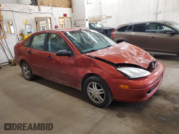 2000 Ford Focus SE with VIN 1FAFP343XYW397386, listed as a Copart auction lot 52828655 with 237,885 mi miles and Salvage Title. Bid and sale history available at carsss.com. Image 4.