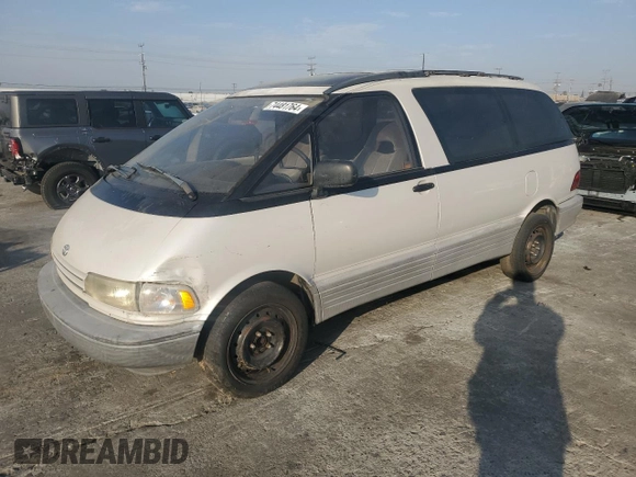 1992 Toyota Previa LE z VIN JT3AC12R6N1046273, wystawiony jako Copart lot #74481764 z przebiegiem 197 838 mil mil oraz Czysty tytuł • Clean title. Historia ofert i sprzedaży dostępna na DreamBid. Obrazek 1.