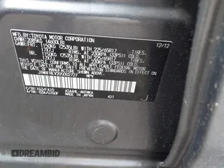 2013 Toyota RAV4 XLE с VIN JTMRFREV2D5002727, выставлен на аукционе IAAI как лот 42273740 с пробегом 180 162 миль миль и . История ставок и продаж доступна на DreamBid. Изображение 9.