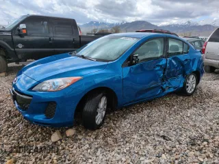 2012 Mazda 3 i Touring with VIN JM1BL1V76C1631183, listed as a Copart auction lot 49861475 with 51,805 mi miles and Salvage Title. Bid and sale history available at carsss.com. Image 1.