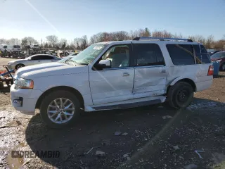 2017 Ford Expedition Max Limited z VIN 1FMJK1KT7HEA50397, wystawiony jako Copart lot #49663815 z przebiegiem 140 862 mil mil oraz Szkoda całkowita • Salvage title. Historia ofert i sprzedaży dostępna na DreamBid. Obrazek 1.