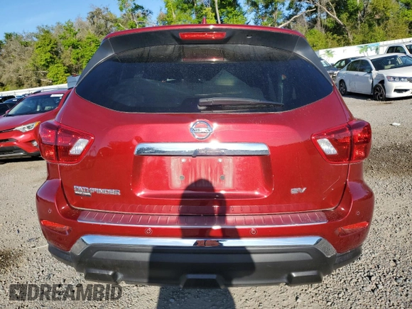 2020 Nissan Pathfinder SV with VIN 5N1DR2BN4LC638424, listed as a Copart auction lot 49483865 with 55,657 mi miles and Non Repairable. Bid and sale history available at carsss.com. Image 6.