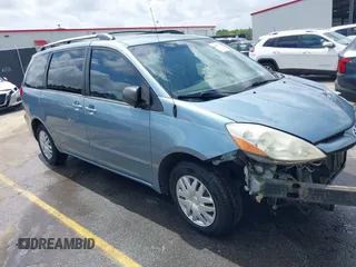 2008 Toyota Sienna CE with VIN 5TDZK23C08S221903, listed as a IAAI auction lot 41957782 with 169,245 mi miles and . Bid and sale history available at carsss.com. Image 1.