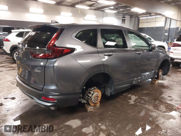 2020 Honda CR-V EX with VIN 5J6RW2H59LL013800, listed as a IAAI auction lot 41604504 with 1 mi miles. Bid and sale history available at carsss.com. Image 4.