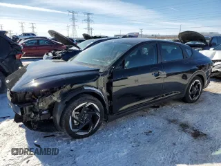 2025 Kia K4 EX with VIN 3KPFU4DE1SE014480, listed as a Copart auction lot 45320825 with 1,469 mi miles and Salvage Title. Bid and sale history available at carsss.com. Image 1.