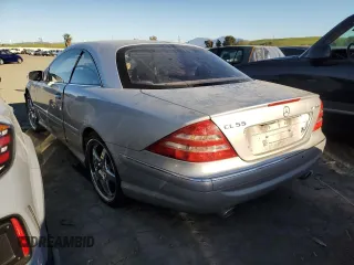 2001 Mercedes-Benz CL AMG with VIN WDBPJ73J71A015789, listed as a Copart auction lot 47043564 with Not Provided miles and Salvage Title. Bid and sale history available at carsss.com. Image 2.
