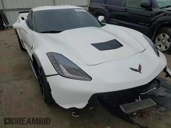 2017 Chevrolet Corvette Grand Sport 2LT with VIN 1G1YY2D79H5103035, listed as a Copart auction lot 86903954 with 27,785 mi miles and Salvage Title. Bid and sale history available at carsss.com. Image 10.