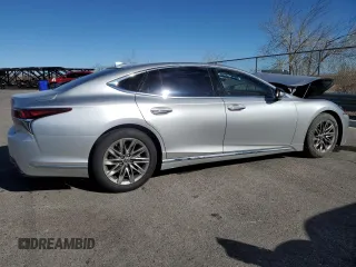 2018 Lexus LS with VIN JTHB51FF7J5003282, listed as a Copart auction lot 46177865 with 52,709 mi miles and Salvage Title. Bid and sale history available at carsss.com. Image 3.