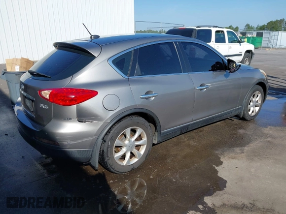 2010 Infiniti EX Journey with VIN JN1AJ0HR1AM752520, listed as a IAAI auction lot 42035323 with 192,293 mi miles. Bid and sale history available at carsss.com. Image 4.