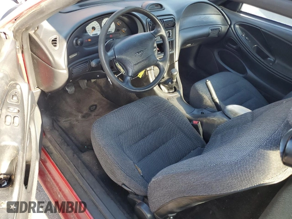 1996 Ford Mustang with VIN 1FALP4048TF192360, listed as a Copart auction lot 88455515 with 162,612 mi miles and Clean Title. Bid and sale history available at carsss.com. Image 8.