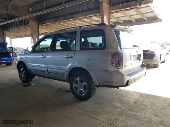 2007 Honda Pilot EX-L with VIN 5FNYF28747B045341, listed as a Copart auction lot 54277495 with 312,385 mi miles and Clean Title. Bid and sale history available at carsss.com. Image 2.