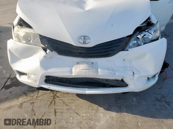 2011 Toyota Sienna LE AAS with VIN 5TDKK3DC5BS150985, listed as a Copart auction lot 49892115 with 122,246 mi miles and Salvage Title. Bid and sale history available at DreamBid. Image 14.