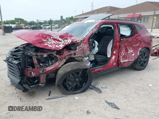 2021 Chevrolet Blazer RS with VIN 3GNKBKRS4MS570818, listed as a IAAI auction lot 42511827 with 28,519 mi miles and . Bid and sale history available at DreamBid. Image 18.