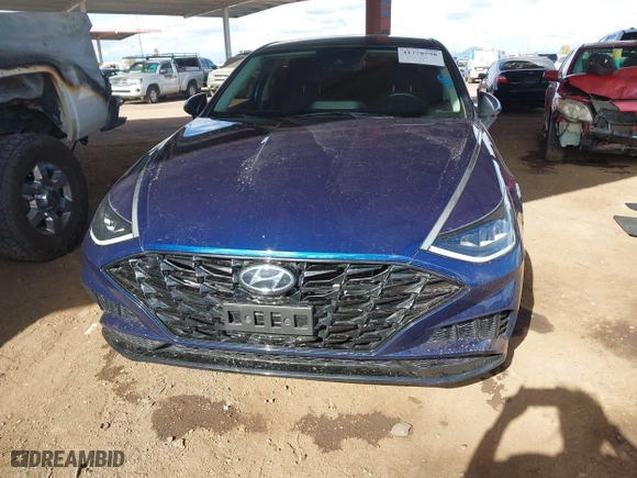2020 Hyundai Sonata SEL with VIN 5NPEF4JA5LH040035, listed as a IAAI auction lot 41778598 with 52,620 mi miles. Bid and sale history available at carsss.com. Image 12.