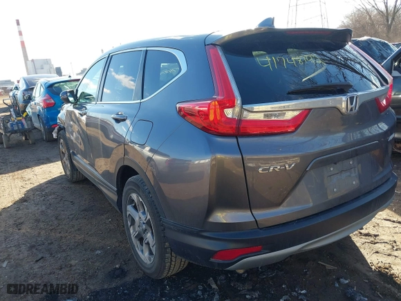 2018 Honda CR-V EX-L with VIN 7FARW2H89JE051063, listed as a IAAI auction lot 41748142 with 90,834 mi miles. Bid and sale history available at carsss.com. Image 3.
